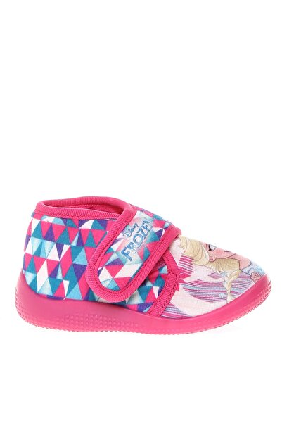 Gigi Kauçuk Taban Polyester Karakter Baskılı Kız Çocuk Ev Ayakkabısı