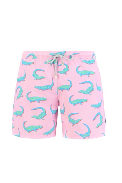 John Frank Crodile Pink Deniz Şortu