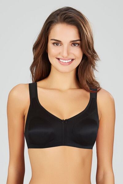 Kom Жіночий чорний бюстгальтер великого розміру