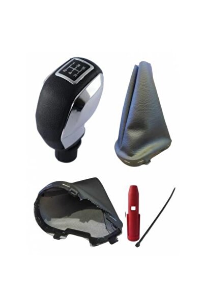 Moda Garage Logan 2 Sandero 2 Krom Kapaklı Spor Vites Topuzu Ve Körüğü Takım