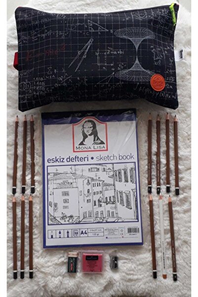 Südor Kara Kalem Çalışma Ve Başlama Seti 5 Sanatsal Malzeme ( Hediyelik)kırta...