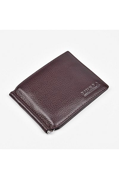 Eminsa Men's Brown Wallet with Money Clip