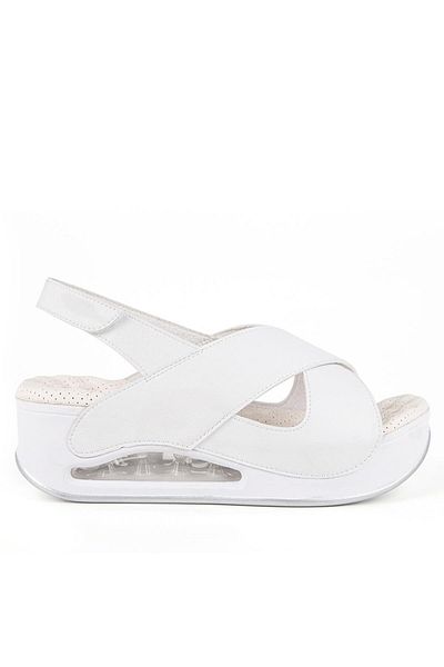 stoneclass White Anatomical Air Max Sole Women's Sandals All Seasons