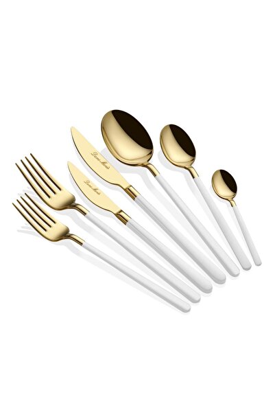 Dame Marie Allegra Whıte Gold 42 Parça Çatal Kaşık Bıçak Seti