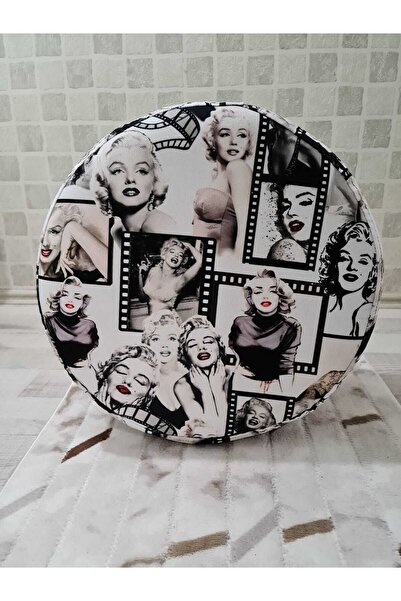 PufyHome Etna Özel Seri Marilyn Gürgen Ayaklı Çok Amaçlı Puf Koltuk