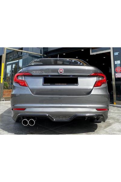 NamTuning Fiat Egea Arka Tampon Eki Difüzör Plastik Sedan Boyasız