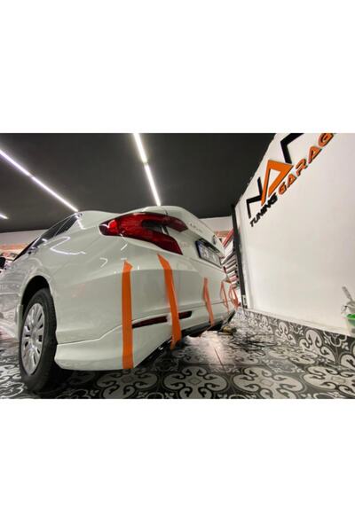 NamTuning Fiat Egea Arka Tampon Eki Difüzör Plastik Sedan Boyasız