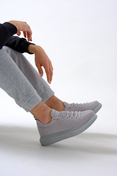 Chekich Gray Ch307 Model Knitwear Men's Shoes
