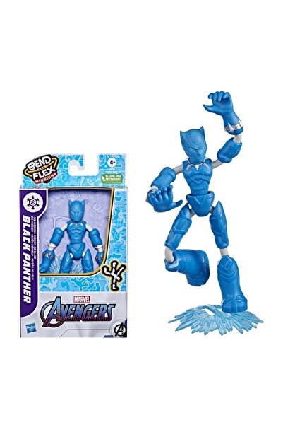 Hasbro Марвел Отмъстителите: Мисия  "Извий се и сгъвай " – Черната пантера (F...