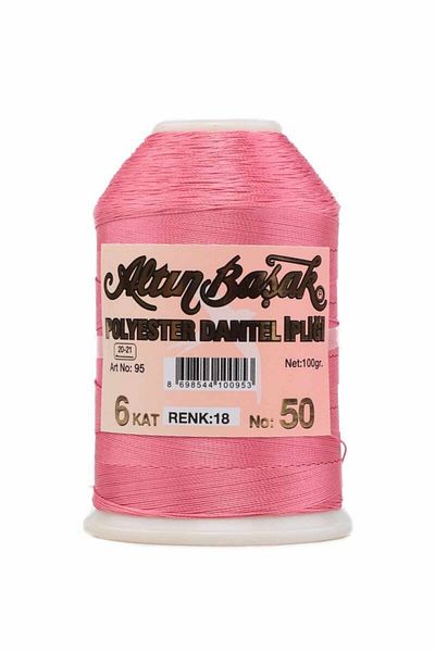 Altınbaşak Poliester 100 Gr Ață Dantela 6 Straturi 50 Nu Culoare: 18