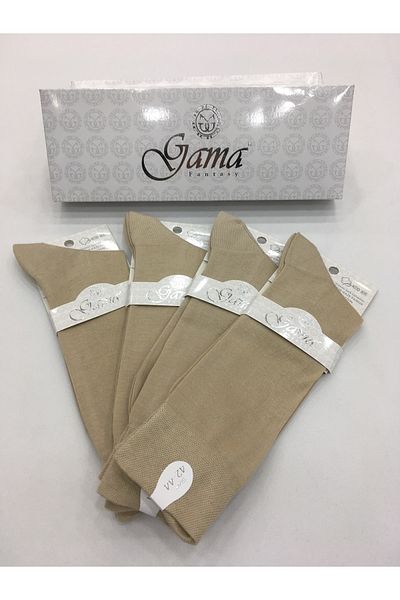 Gama Çorap Летни тънки мъжки чорапи без двойна подметка от 4 части 100% Gaze Cotton (памук) без найлон