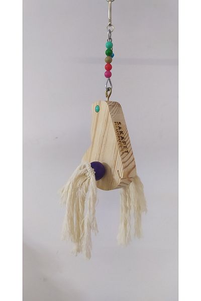 SAKAPET Figured Wooden Bird Stress Toy