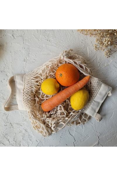 Going Zeero 3-Piece Shopping Net - Vegetable Fruit Net - 100% Cotton