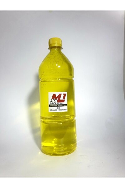 m1 art Hediyelik Süsleme Solüsyonu Limon Esanslı 1 llt Alkolsüz Kolanya