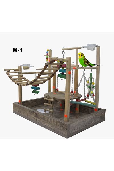 SERTİCARET Budgie and Parrot Play Track
