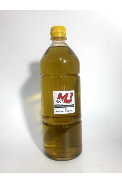 m1 art Hediyelik Süsleme Solüsyonu Limon Esanslı 1 Lt (alkolsüz Kolanya)
