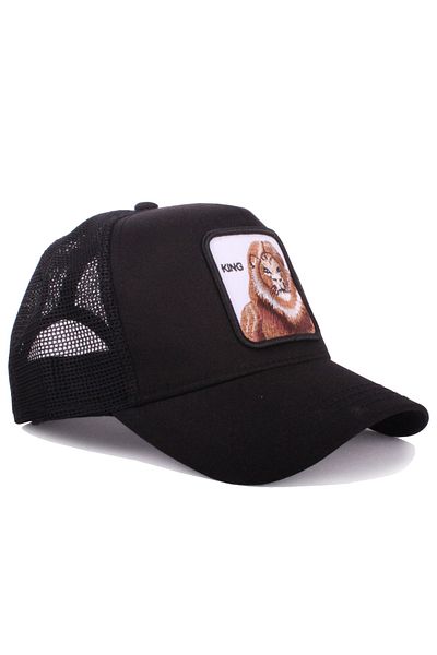 Modabay King Sport Cap Mesh Animal Hat Black