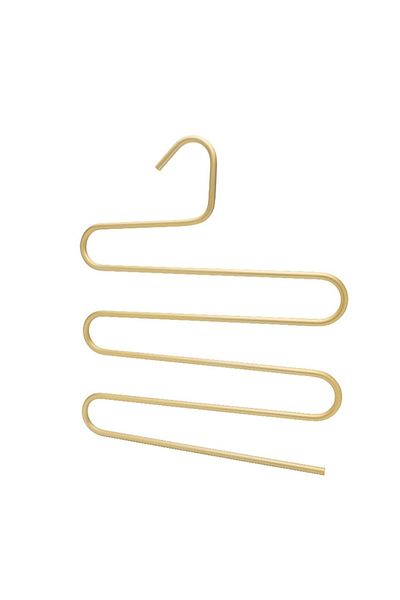 DECOLOVE 5 Layer Metal Trouser Scarf Hanger Gold