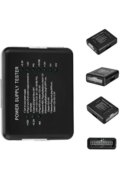 aogo Power Suply Arıza Tespit Cihazı Power Test 20/24 Pin Için Psu Atx Sata H...