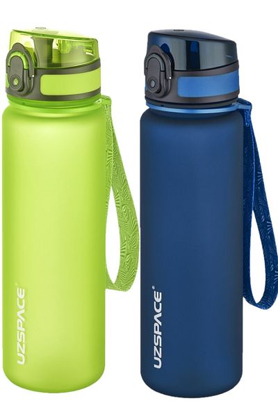 Uzspace Set of 2 500ml Tritan Water Bottle