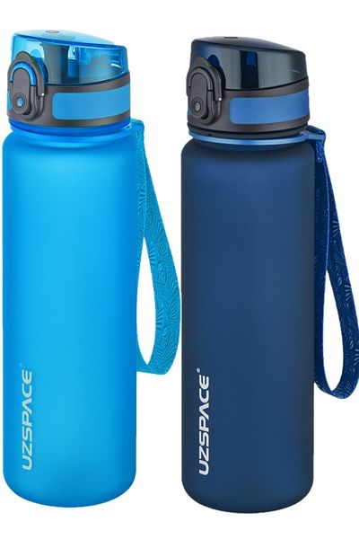Uzspace Set of 2 500ml Tritan Water Bottle