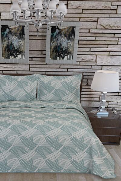 Veranova Home Yacht Club Double Face Çift Kişilik Yatak Örtüsü Mint