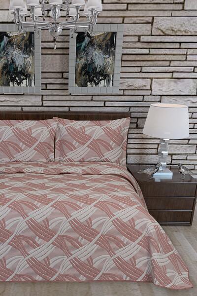 Veranova Home Yacht Club Double Face Çift Kişilik Yatak Örtüsü Pudra