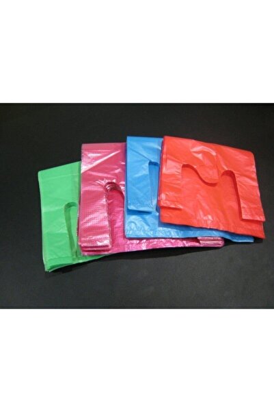 Genel Markalar Renkli Atlet Poşet Tekel Çöp Poşeti Orta Boy 28x50 5kg