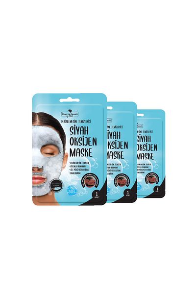 Rituel De Beaute قناع الأكسجين الأسود 3 عبوات