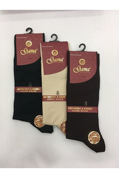 Gama Çorap 3 части мерсеризирани + бамбук, 100% без естествен найлон, тънки летни мъжки чорапи