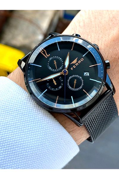 FERRO Original Steel Men's Watch + Bracelet