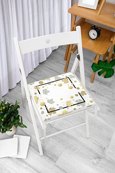 Realhomes Сучасна подушка для стільця з цифровим принтом у вигляді геометричн...