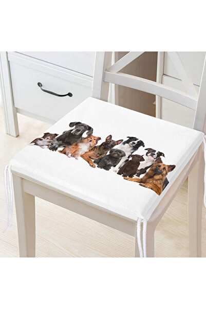 Realhomes Сучасні подушки для стільців з цифровим принтом із різноманітними с...