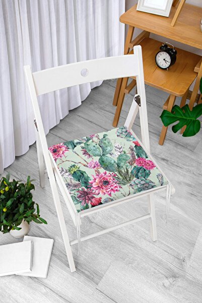 Realhomes Jastuk za stolicu sa modernim digitalnim štampanim uzorkom kaktusa ...