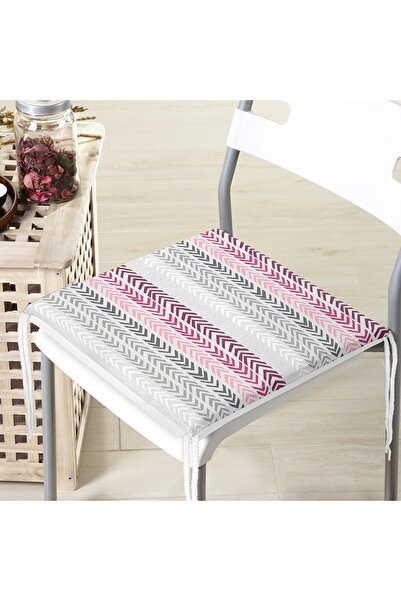 Realhomes Кольоровий цифровий принт із зигзагоподібним візерунком, диванна по...