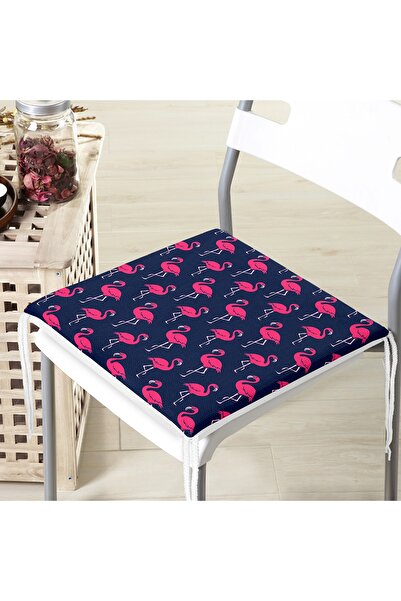 Realhomes Сучасний синій килимок для стільця з фліп-дизайном і застібкою-блис...