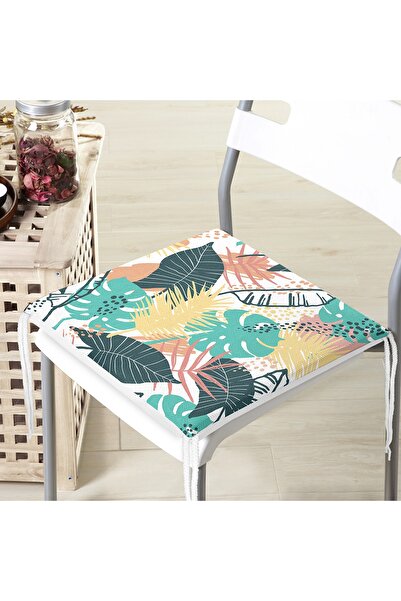 Realhomes Сучасна подушка для стільця з цифровим принтом у вигляді кольоровог...