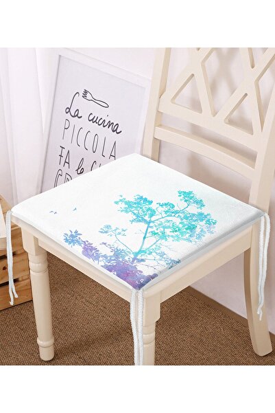 Realhomes Біла підлога з цифровим принтом у вигляді квіткового мотиву, наповн...