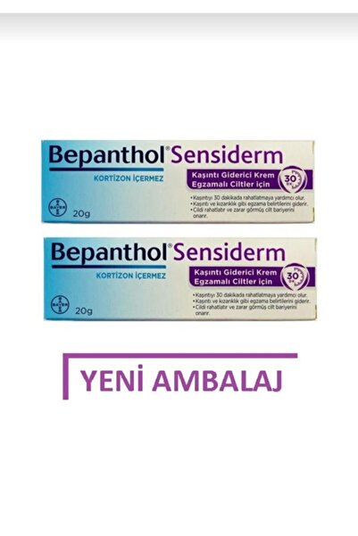 Bepanthol Sensiderm Kaşıntı Giderici Krem 20gr 2 Adet