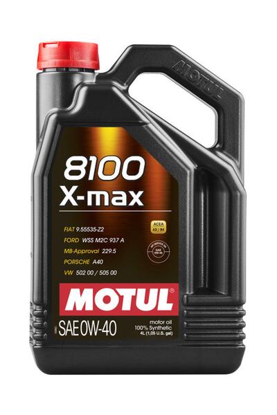 Motul 8100 X-max 0w40 4 Litre