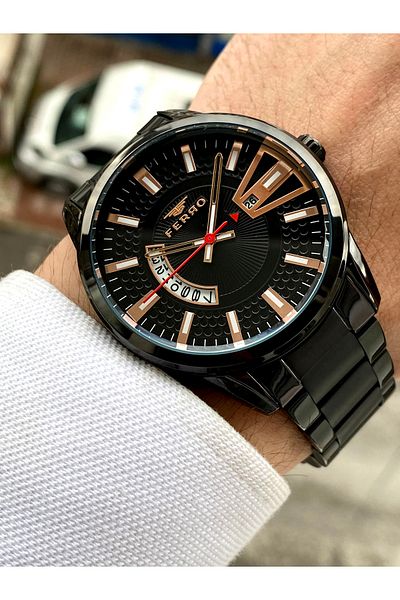 FERRO Original Steel Men's Watch + Bracelet Gift