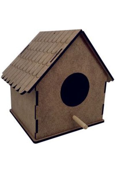 MUTLU ÇOCUK OYUN DÜNYASI Wooden Bird House - Bird Nest -
