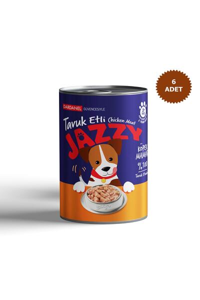 Dardanel Jazzy Köpek Maması Tavuklu 400g X 6 Adet