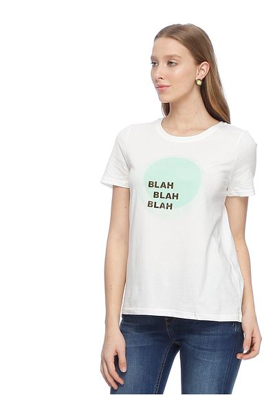 Vero Moda Crew Neck Printed T-shirt