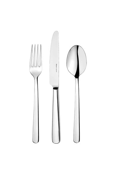 Hisar Optima Alanya 24-Piece 6-Person Fork Spoon Knife Set