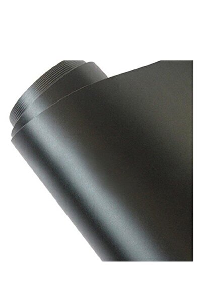KRCDİJİTAL A Kalite Ithal Yapışkanlı Mat Siyah Folyo 122cm X 1mt