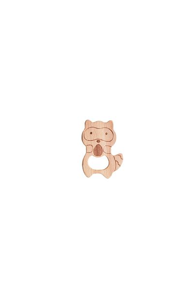 HOBİREYON Raccoon Figured Teether Ring