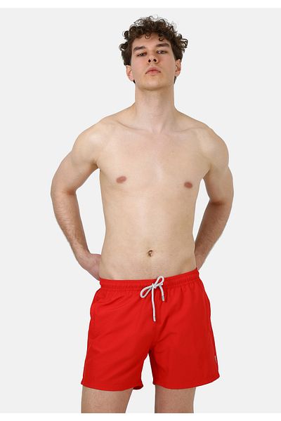 John Frank Red Swim Shorts