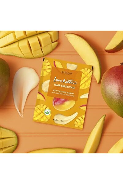 Oriflame قناع الشعر المنشط لشعر المصبوغ بخلاصة المانجو من لاف نيتشر، قطعتين
