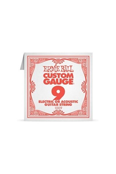Ernie Ball P01009 .009 Odmotani čelični elektro (jedna žica)
